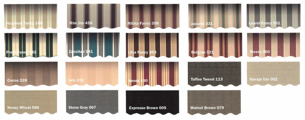 Denver Awning Fabric Styles