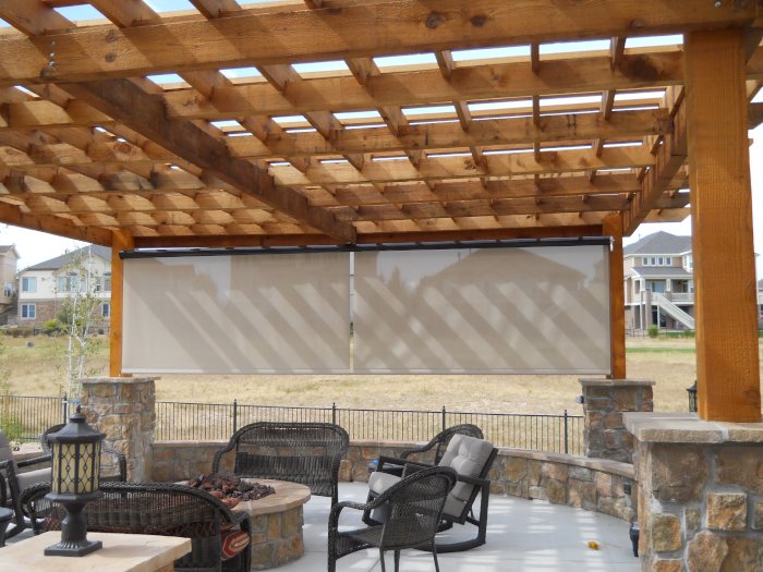 Patio Sun and Wind Screens