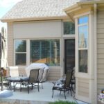 white solar shade